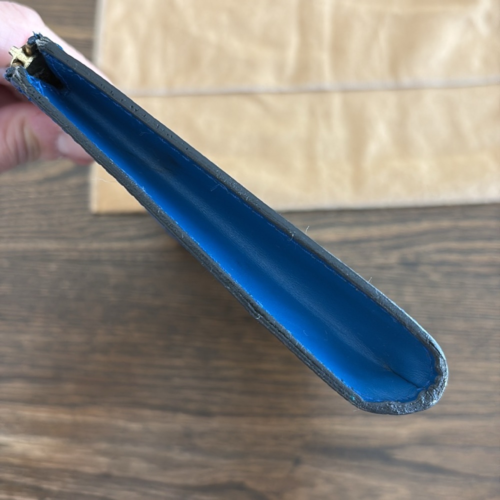 Louis Vuitton Blue Epi Leather Accessories Pochette w/ Dust Bag and COA - Picture 10 of 15